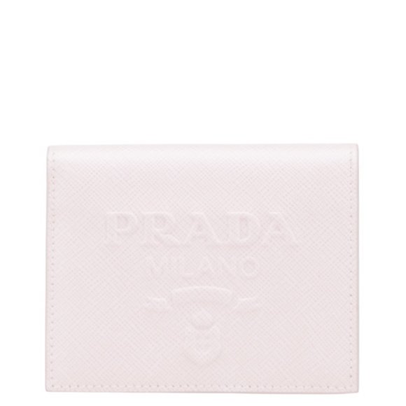 PRADA Pink Leather Saffiano Wallet - Picture 1 of 12